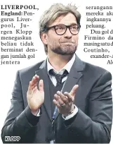  ??  ?? KLOPP