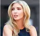  ??  ?? Ivanka Trump IVANKA RULED herself out of the UN post after Trump made it public that she was not being considered for it