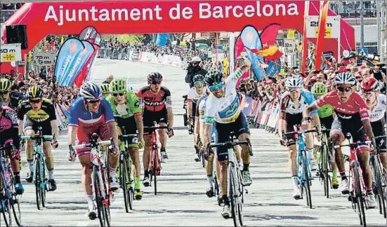  ?? INMA SAINZ DE BARANDA ?? Hace un año Alejandro Valverde conquistó su segunda Volta y se adjudicó tres etapas, incluida la última, en Montjuïc