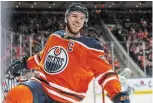  ?? CANADIAN PRESS FILE PHOTO ?? Even with Connor McDavid, Edmonton might miss the playoffs again this season.