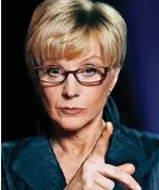  ?? ?? No going back: Anne Robinson