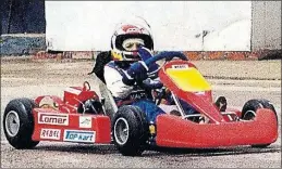  ??  ?? Carlos Sainz, de niño, pilotando uno de sus primeros karts.