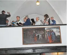  ?? Foto: Peter Wenger ?? Eine Maiandacht feierte die Sudetendeu­tsche Landsmanns­chaft in der Spitalkirc­he in Aichach.
