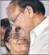  ?? HT PHOTO ?? M Venkaiah Naidu with his wife after the win.