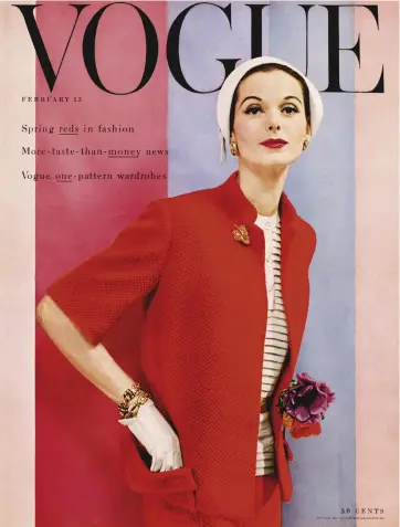  ?? ?? Cartier jewellery featured in a 1955 issue of US Vogue, photograph­ed by Erwin Blumenfeld.