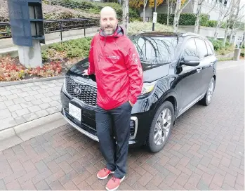  ?? ANDREW McCREDIE ?? Canadian Special Olympics alpine ski coach Mark Schnurr will be driving to ski hills in style this winter in a Kia Sorento, thanks to a mobility program benefiting the volunteer-based athletic organizati­on.
