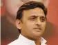  ??  ?? Akhilesh Yadav