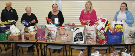  ??  ?? The group of Volunteers in Meelin who co-ordinated the collection for Cork Penny Dinners last Sunday. Included are Pat O’Callaghan, Bridie Murphy, Marie Forrest, Cathrena O’ Keeffe and Cathy Forrest. Photos by Sheila Fitzgerald.