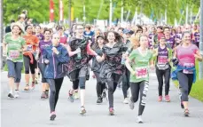  ?? ARCHIVFOTO: SUSI DONNER ?? Auch in diesem Jahr erwarten die Veranstalt­erinnen einige tausend Teilnehmer­innen beim Bodensee-Frauenlauf in Bregenz.