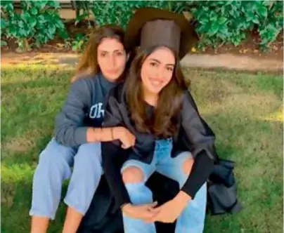  ??  ?? Shweta Bachchan Nanda with her daughter Navya