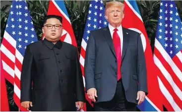  ?? THE ASSOCIATED PRESS FILES ?? Kim Jong Un says North Korea will revive its nuclear program unless U.S. President Donald Trump lifts economic sanctions against the country.
