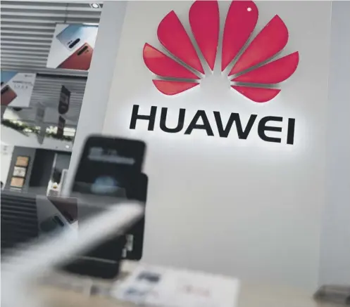  ??  ?? Customers who have bought Huawei phones face uncertaint­y as Google’s move means security on their devices may be reduced