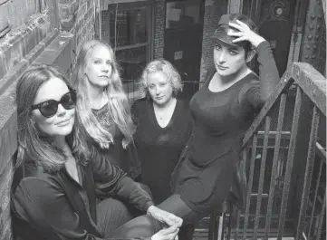  ??  ?? The Go-Go’s are, from left, singer Belinda Carlisle, guitarist Charlotte Caffey, drummer Gina Schock and guitarist and singer Jane Wiedlin.