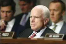  ?? JACQUELYN MARTIN, THE ASSOCIATED PRESS ?? Sen. John McCain has undergone surgery to remove a blood clot above his left eye. He is expected to be out for a week.