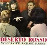  ?? ?? La locandina di «Deserto rosso» di Antonioni del 1964