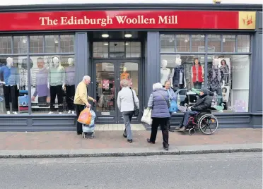  ??  ?? Edinburgh Woollen Mill in another town