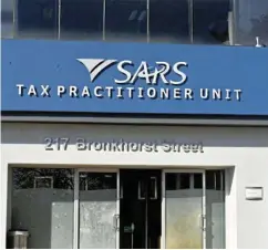  ?? Picture: to come ?? Don’t take Sars to court. It usually get its money. Sars wins eight out of 10 times against taxpayers.