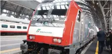  ??  ?? Locomotori / 1.
La locomotiva TRAXX E483 di costruzion­e Bombardier