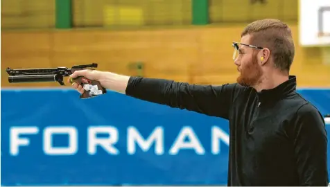  ?? Foto: Ernst Mayer ?? Alexander Kindig, die Nummer 1 des SV Waldkirch, war mit durchschni­ttlich 381,6 Ringen bester Einzelschü­tze der Liga.