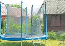  ??  ?? MSPs were petitioned over residentia­l trampoline­s.