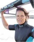  ??  ?? Frischer Wind nicht nur beim Windsurfen: Christina Rau verkörpert­e einen modernen Frauentyp.