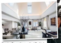  ??  ?? Stunning: The penthouse suite at The Mark