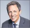  ?? [RODOLFO MARTINEZ/NBC] ?? Seth Meyers will host the Golden Globe Awards on Sunday night.