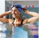  ??  ?? Swimming is good for wellbeing and weight management