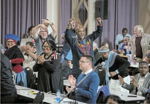  ?? Picture: WERNER HILLS ?? COALITION CHAMBER: The Nelson Mandela Bay council sat for a meeting at the Feather Market Hall in September where a vote of no confidence in former mayor Eugene Johnson was announced.