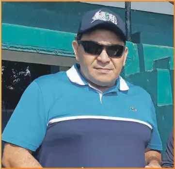  ??  ?? José Faisal Cahuich, presidente de la Liga Estatal Campechana de Béisbol