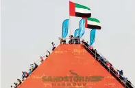  ??  ?? AT THE ZENITH ... Organisers said they are “proud to put Dubai and the UAE on the internatio­nal map for obstacle racing.”