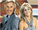  ??  ?? DUO Bruce and Anthea Redfearn Assistants:
Wives:
Generation Game Host: Ratings high: Catchphras­e: