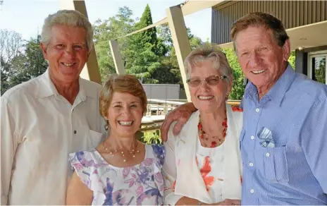  ?? Photos: Sean White ?? WINNING SMILES: Celebratin­g a successful year are (from left) Paul Rubb, Noela Rubb, Dianna Drew and Kevin Drew.