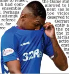  ??  ?? Early bath: Morelos is dismissed SNS