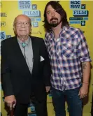  ?? Photograph: Michael Buckner/Getty Images ?? ‘Neve’s a genius’ … the audio engineer with Dave Grohl at SXSW in 2013.