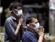  ??  ?? Devotees pay obeisance at Lord Vithal-Rukmini Temple on the occasion of Ashadi Ekadashi at Dadar