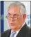  ??  ?? Rex Tillerson, US secretary of state