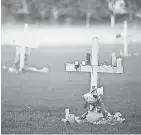  ?? MARK WILSON/GETTY IMAGES ?? Vigil on Feb. 16 in Parkland, Fla.