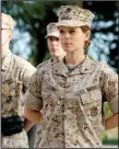  ?? Megan Leavey. ?? Megan Leavey (Kate Mara) is a lost young woman who joins the Marines to try to find herself and finds a new best friend in Gabriela Cowperthwa­ite’s drawn-from-life feature debut