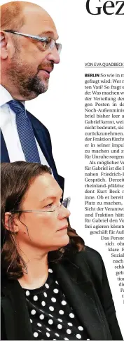  ?? FOTOS: DPA. IMAGO ?? Martin Schulz und Andrea Nahles.