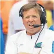  ?? ROB FOLDY/GETTY IMAGES ?? UF’s Jim McElwain has watched the injuries pile up for his team.