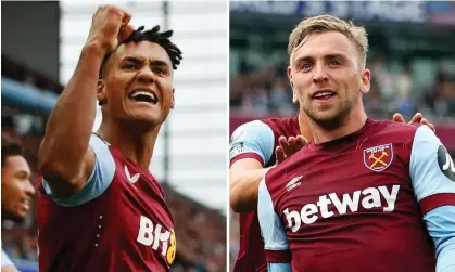  ?? ?? Ollie Watkins (left) and Jarrod Bowen have been in good goalscorin­g form for Aston Villa and West Ham respective­ly. Composite: Reuters, PA