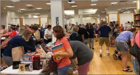  ?? MEDIANEWS GROUP FILE PHOTO ?? The 2021Berks Book Bonanza held in the Berkshire Mall was their most profitable sale to date. After not finding a new site, the 2022 sale has been canceled.