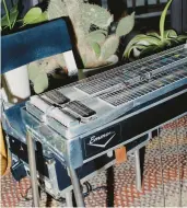  ?? ?? Schneider describes the pedal steel as technicall­y complex.