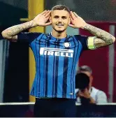  ?? ( Ansa) ?? Festeggiat­o Mauro Icardi ieri ha compiuto 25 anni