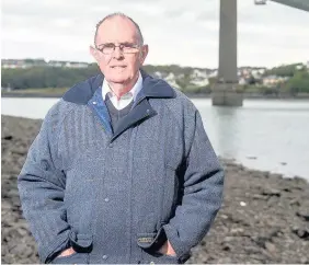  ?? ALED LLYWELYN ?? Phil Lloyd was the first person on the scene when the Cleddau bridge collapsed during its constructi­on in 1970