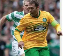  ??  ?? Man of the moment: Celtic’s returning hero Petrov