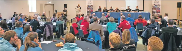  ?? Photo: ImacImages Active Lifestyle Photograph­y ?? The Triathlon Scotland AGM and awards ceremony at Glasgow Caledonian University last weekend.