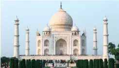  ??  ?? THE Taj Mahal was built by the Emperor Shah Jahan for his wife.