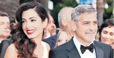  ??  ?? George Clooney, quien se había negado a formar una familia, se casó en 2014.